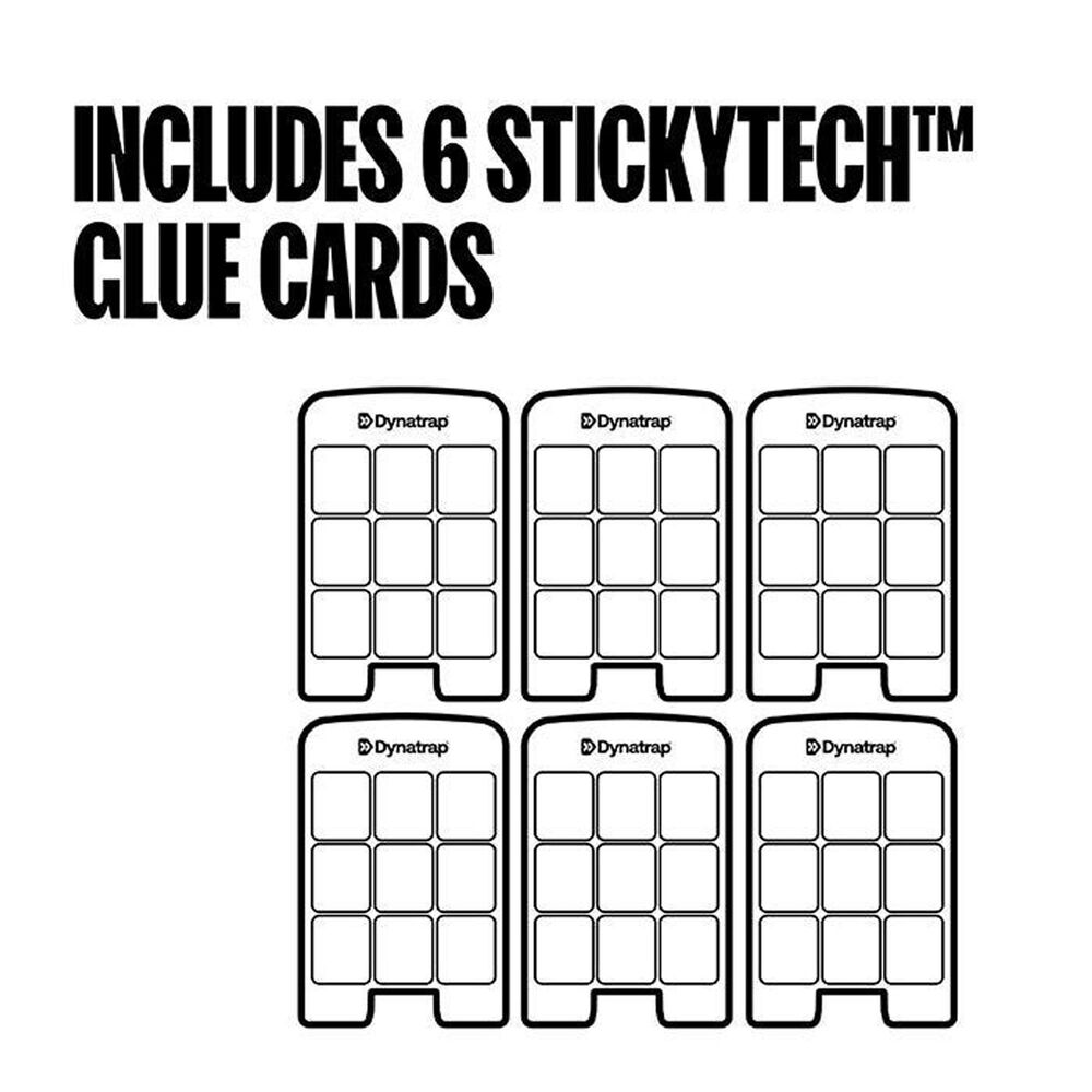Dynamic Solutions Worldwide Replacement Glue Cards for LED Indoor Fly Trap in White &#40;Set of 6&#41;, , large