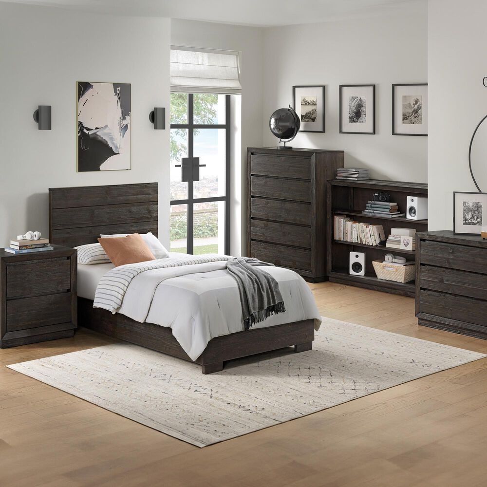 Eastern Shore Bello 3-Shelf Bookcase in Cocoa, , large