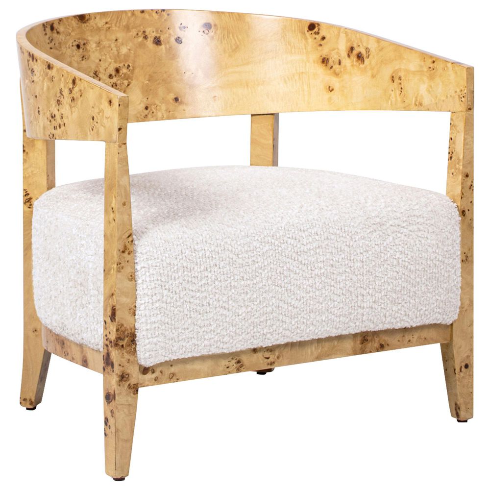 Jennifer Taylor Home Madrid Accent Chair in Seashell White, , large