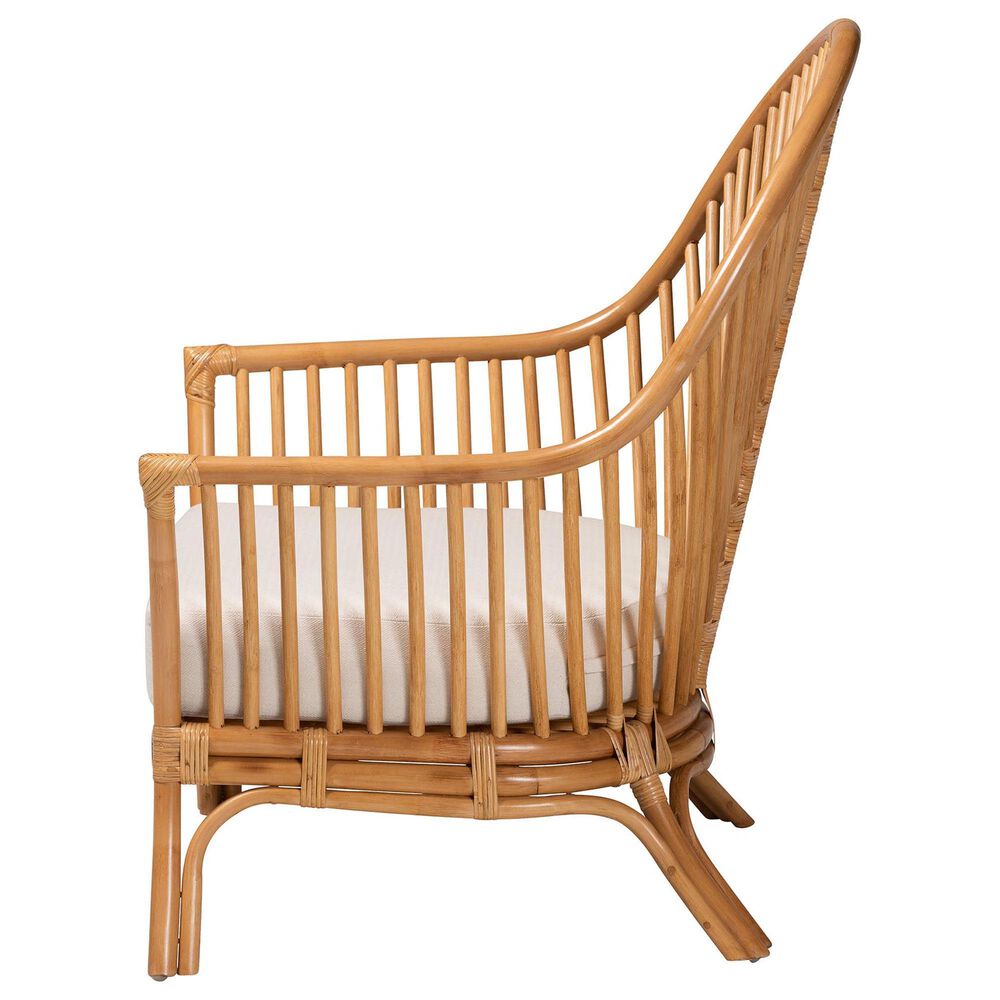 Baxton Studio Lisabon Arm Chair in Neutral, , large