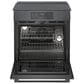 Bosch 800 Series 30" Slide-in Electric Induction Range in Black Stainless Steel, , large