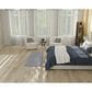 Nourison Courtyard Ivory and Blue 2" x 6" Indoor/Outdoor Runner, , large