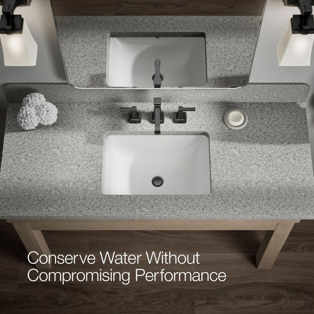 Kohler Riff Widespread Bathroom Sink Faucet in Matte Black, , large