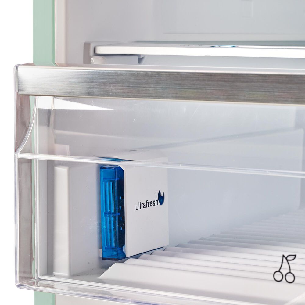 Unique Appliances Classic Retro 17 Cu. Ft Bottom Mount Refrigerator in Summer Mint Green, , large