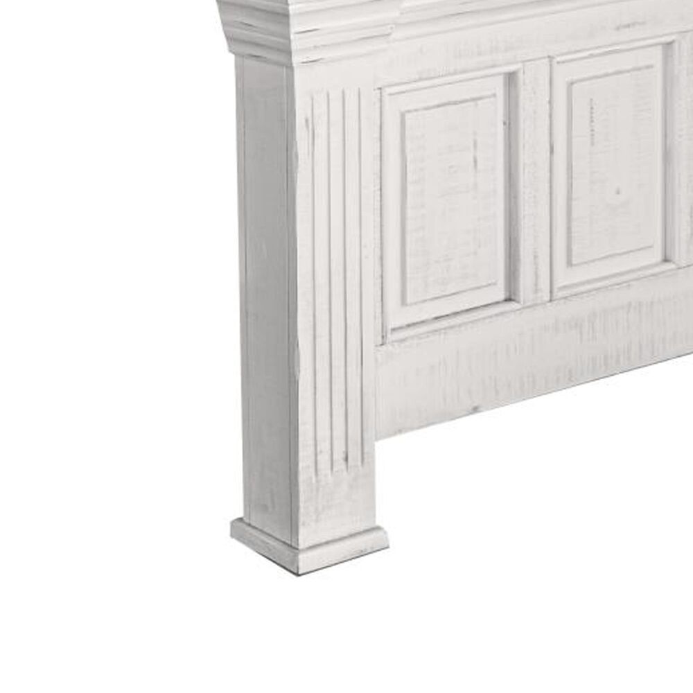 Fallridge Terra White King Bed in Vintage White, , large