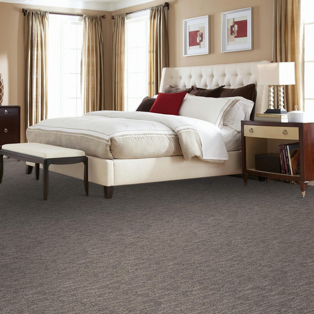 Mohawk Sculptured Touch II Carpet in Harbor Grey, , large