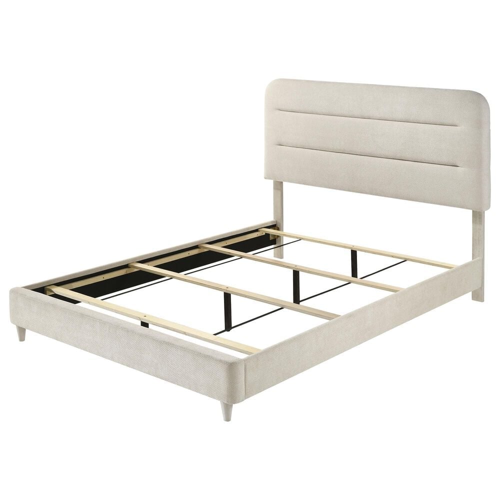 Crown Mark Nyomi 4 Piece Queen Panel Bedroom Set in White, , large