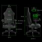 Razer Iskur V2 X Ergonomic Gaming Chair in Light Gray, , large
