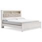 Ashley Altyra King Panel Bookcase Bed  in White, , large