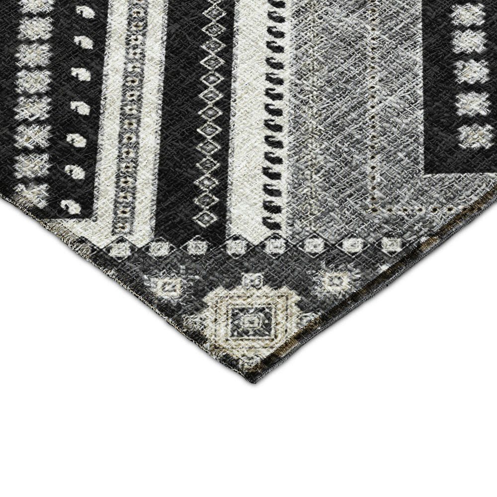 Dalyn Rug Company Portico PO5 Black 8&#39; x 10&#39; Area Rug, , large