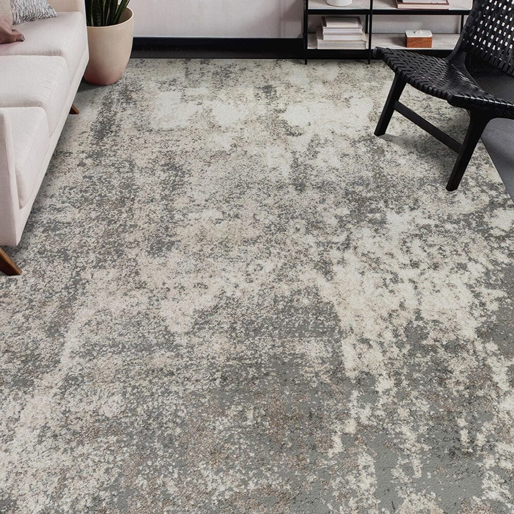 Amer Rugs Yasmin 3&#39;11&quot; x 5&#39;11&quot; Gray and Beige Area Rug, , large