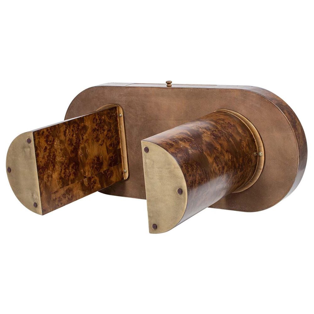 Jennifer Taylor Home Jesse Computer Desk in Dark Brown, , large