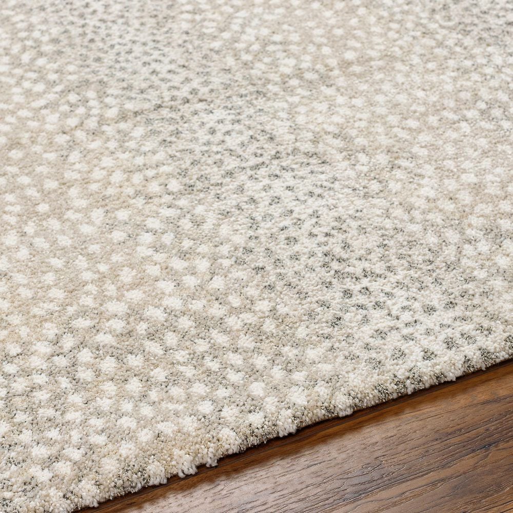 Surya Gavic 6&#39;7&quot; x 9&#39;6&quot; Light Grey Area Rug, , large