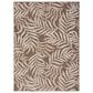 Nourison Garden Oasis Nature Mocha 6" x 9" Indoor/Outdoor Area Rug, , large