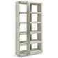 Bernhardt Tempo 5-Shelf Etagere in Larza and Satin Nickel, , large