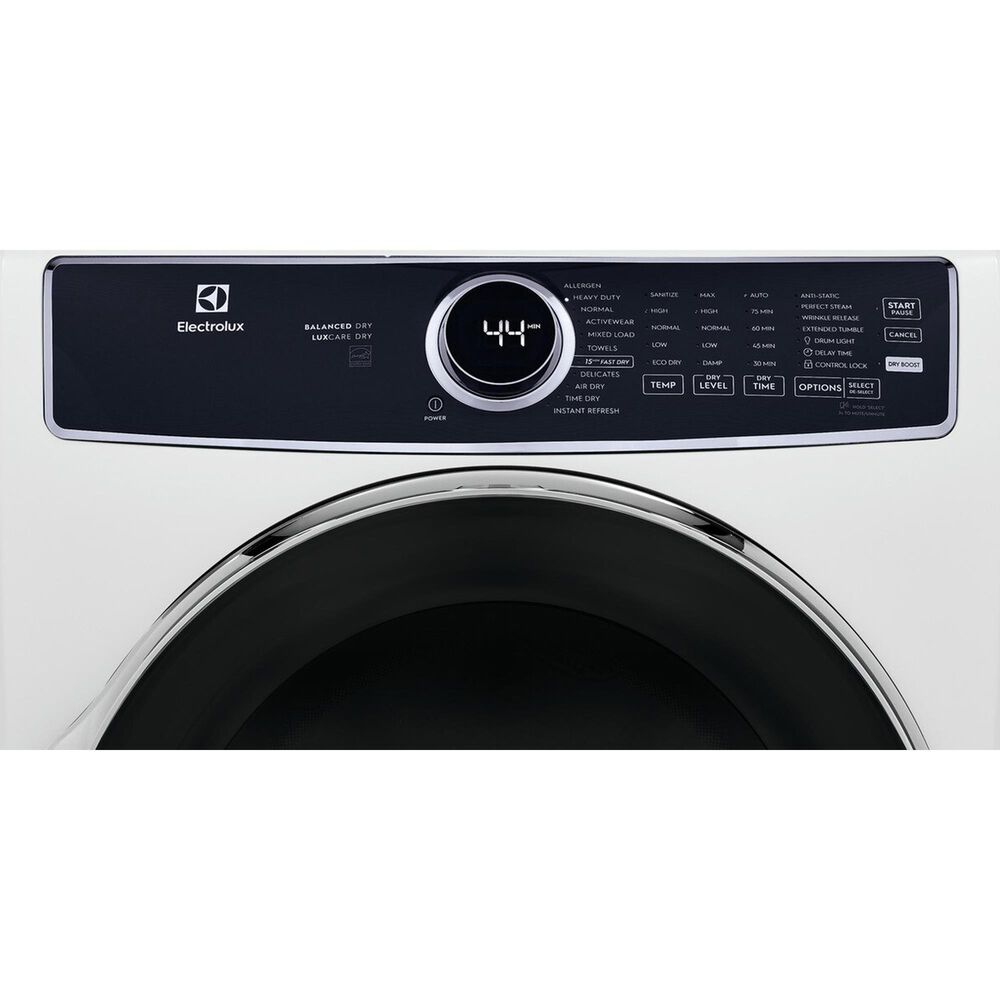 Electrolux 8 Cu. Ft. Front Load Electric Dryer with Balanced Dry in White, , large