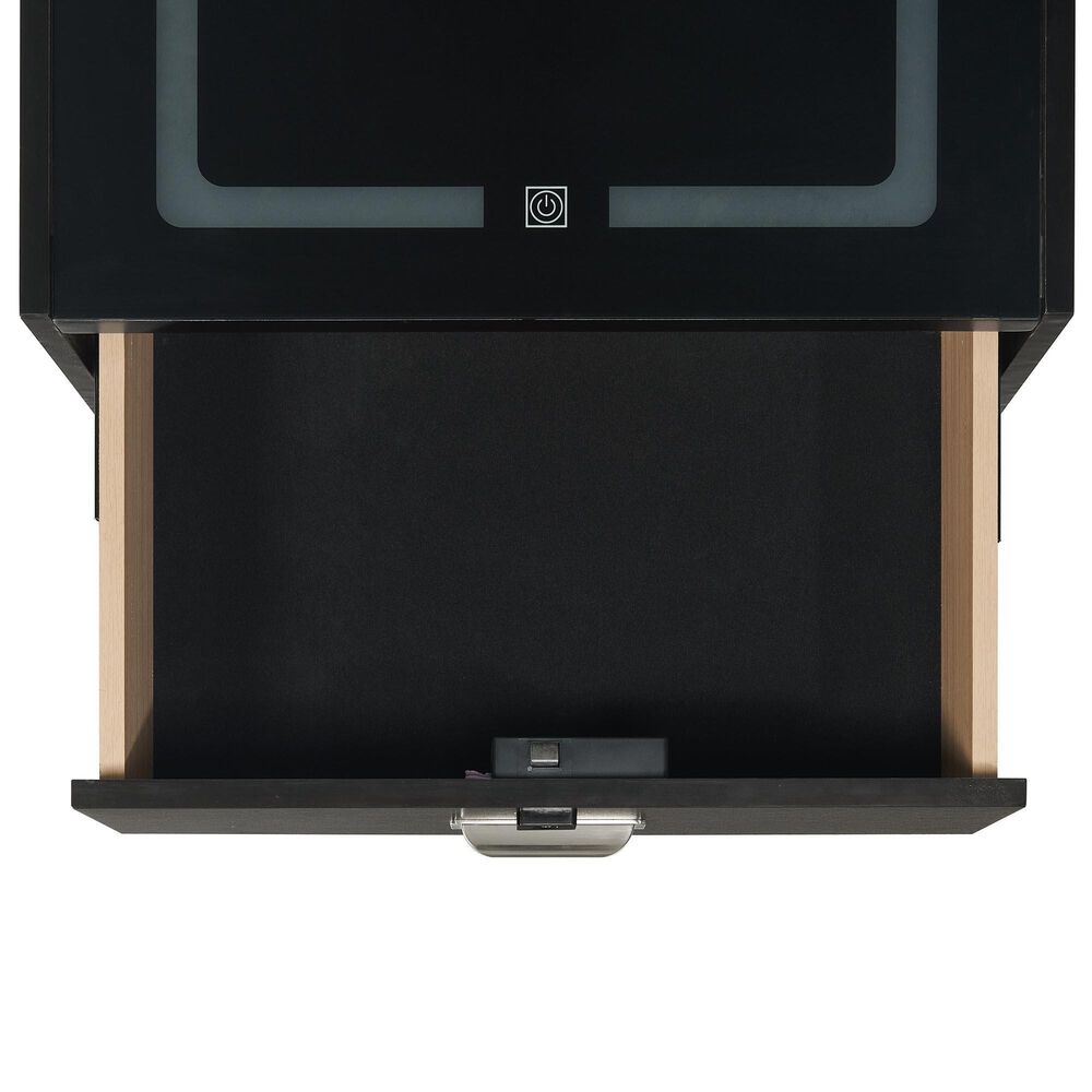 Mayberry Hill Rio 3-Drawer Nightstand in Black, , large