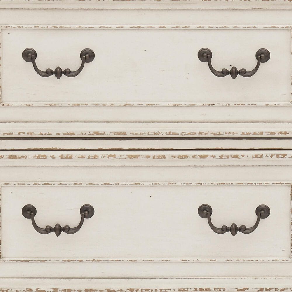 Ashley Realyn Dresser in Chipped White and Brown, , large