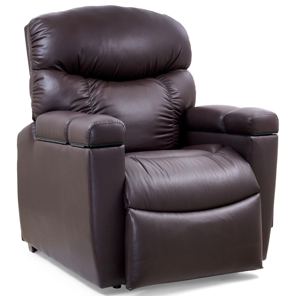 Lounge Maya Small Power Lift Recliner with Nirvana Heat and Air Massage in Brisa Coffee Bean, , large