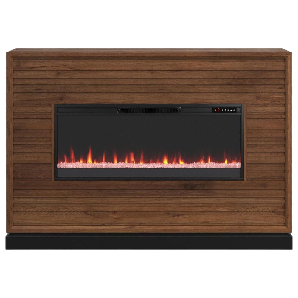 Legends Home Malibu Fireplace Mantel in Bourbon and Seal Skin, , large