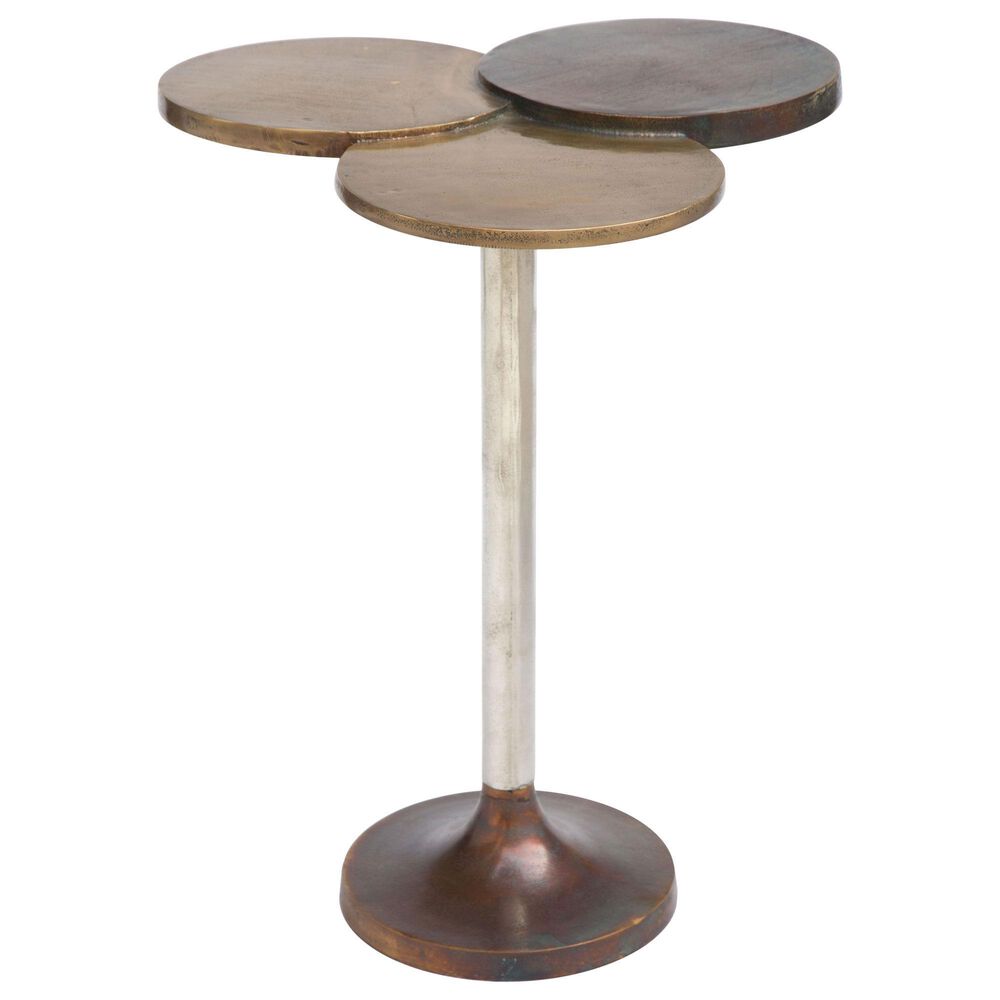 Zuo Modern Dundee Accent Table in Bronze, Antique Brass and Nickel, , large
