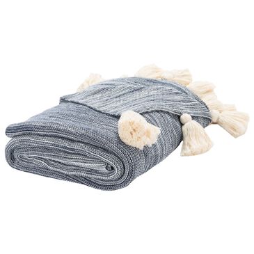 Safavieh Inara 50" x 60" Throw in Blue, , large