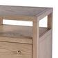 Butler Specialty Company Nora 2 Drawer Nightstand with Open Shelf in Light Oak, , large