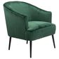 Zuo Modern Ranier Accent Chair in Green Velvet, , large