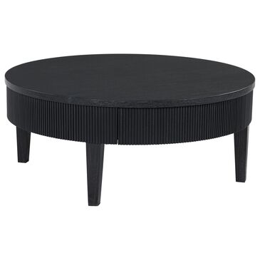 Ashley Marstream 2-Drawer Cocktail Table in Dark Charcoal Black, , large