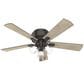Hunter Crestfield 52" Low Profile LED Ceiling Fan in Noble Bronze, , large