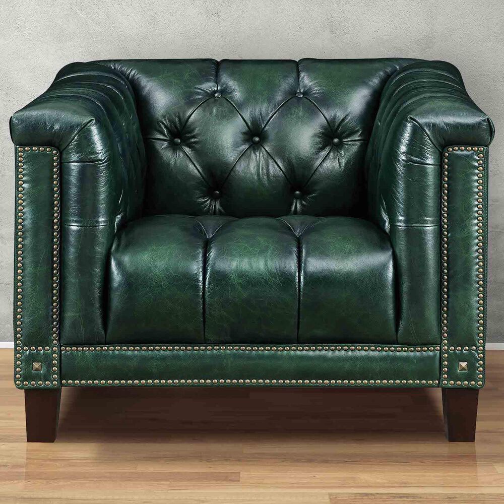 Hydeline Picadilly Accent Chair in Emerald Green, , large