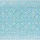 Safavieh Tulum 8" x 10" Turquoise Area Rug, , large