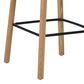 Jennifer Taylor Home Sven 26.5" Counter Stool in Natural Blonde and Black, , large