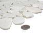 Emser Opuscar White 12" x 12" Honed Natural Stone Mosaic Sheet, , large