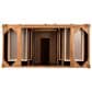 James Martin Vanities Brittany 48" Single Bathroom Vanity in Saddle Brown with 3 cm Parisien Bleu Quartz Top and Rectangular Sink, , large