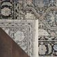 Nourison Starry Nights STN10 9" x 12" Grey and Navy Area Rug, , large
