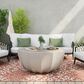 Hearth and Haven Outdoor Waterproof Coffee Table in White, , large