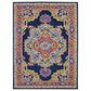 Amerr Boho 7"6" x 9"6" Navy and Pink Area Rug, , large