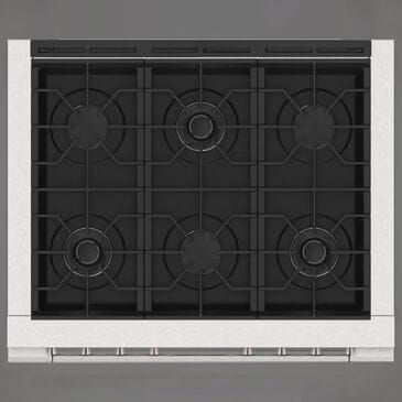 Fulgor Milano Accento 5.7 Cu. Ft. 36" Professional Dual Fuel Range in Stainless Steel, , large