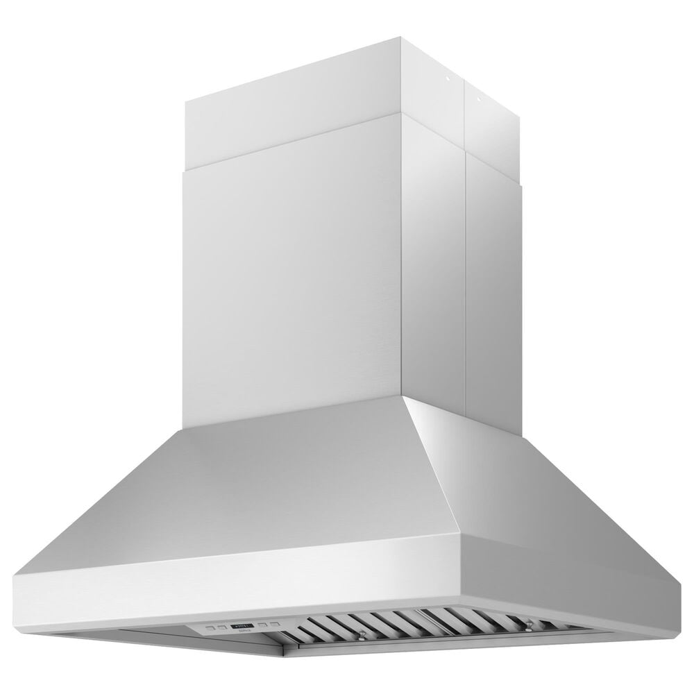 Zephyr Titan 36" Externally Vented Island Range Hood with TruHue in Stainless Steel, , large