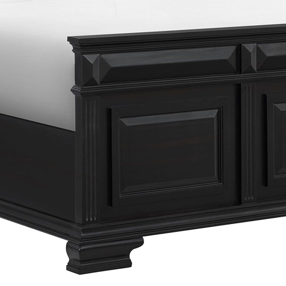 Mayberry Hill Bridgestone King Panel Bed in Black, , large