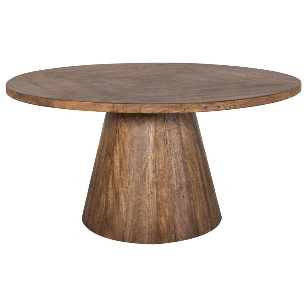 International Furniture Balam 5-Piece Round Dining Set in Stained Brown, , large