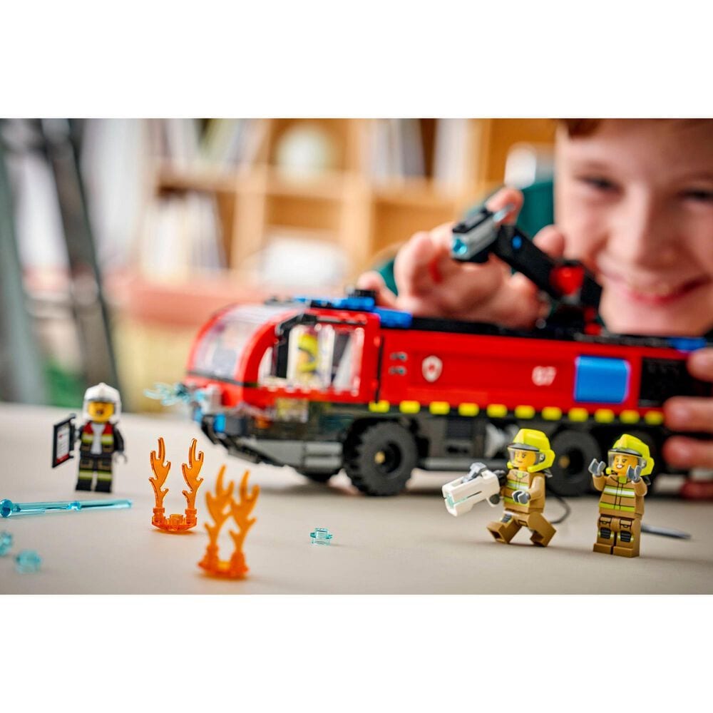 LEGO City Airport Fire Truck Building Set, , large
