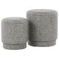 Lumisource Marla 2-Piece Upholstered Ottoman Set in Light Green, , large