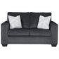 Ashley Altari Loveseat in Slate, , large