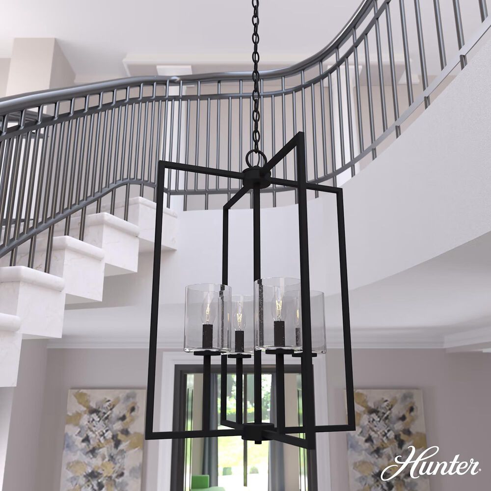 Hunter Kerrison 4-Light Small Foyer Pendant in Natural Iron, , large