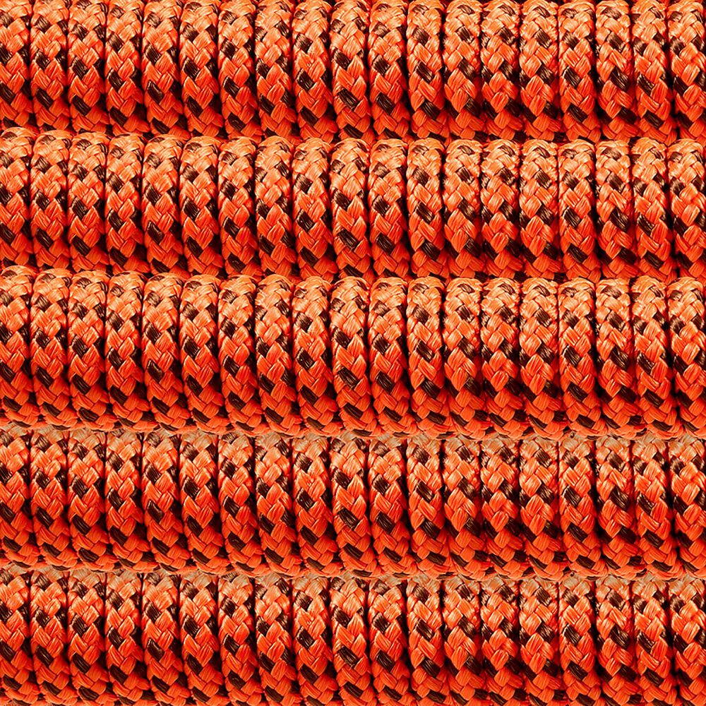 Armen Living Shasta Patio Bar Stool with Tangerine Rope Seat in Black (Set of 2), , large