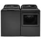 GE 4.5 Cu. Ft. Top Load Washer and 7.4 Cu. Ft. Gas Dryer Laundry Pair in Diamond Gray, , large