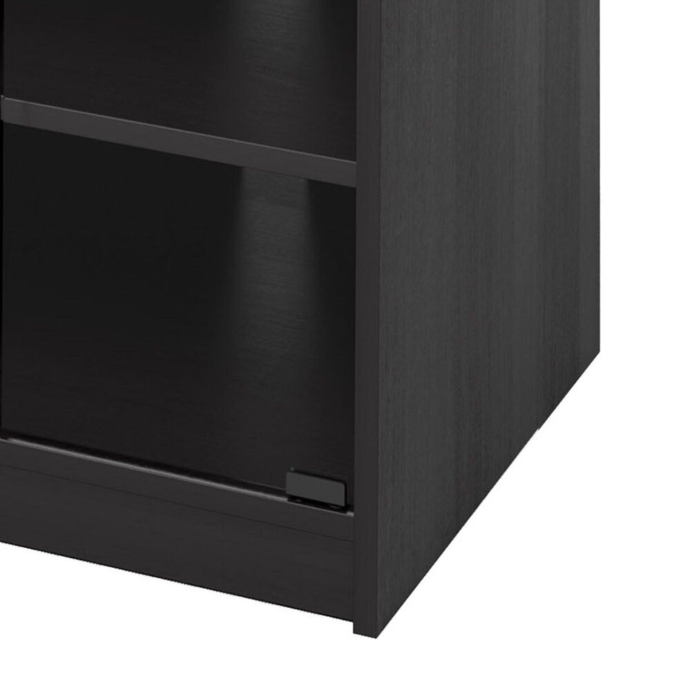 CorLiving Cranley Component Stand in Ravenwood Black, , large