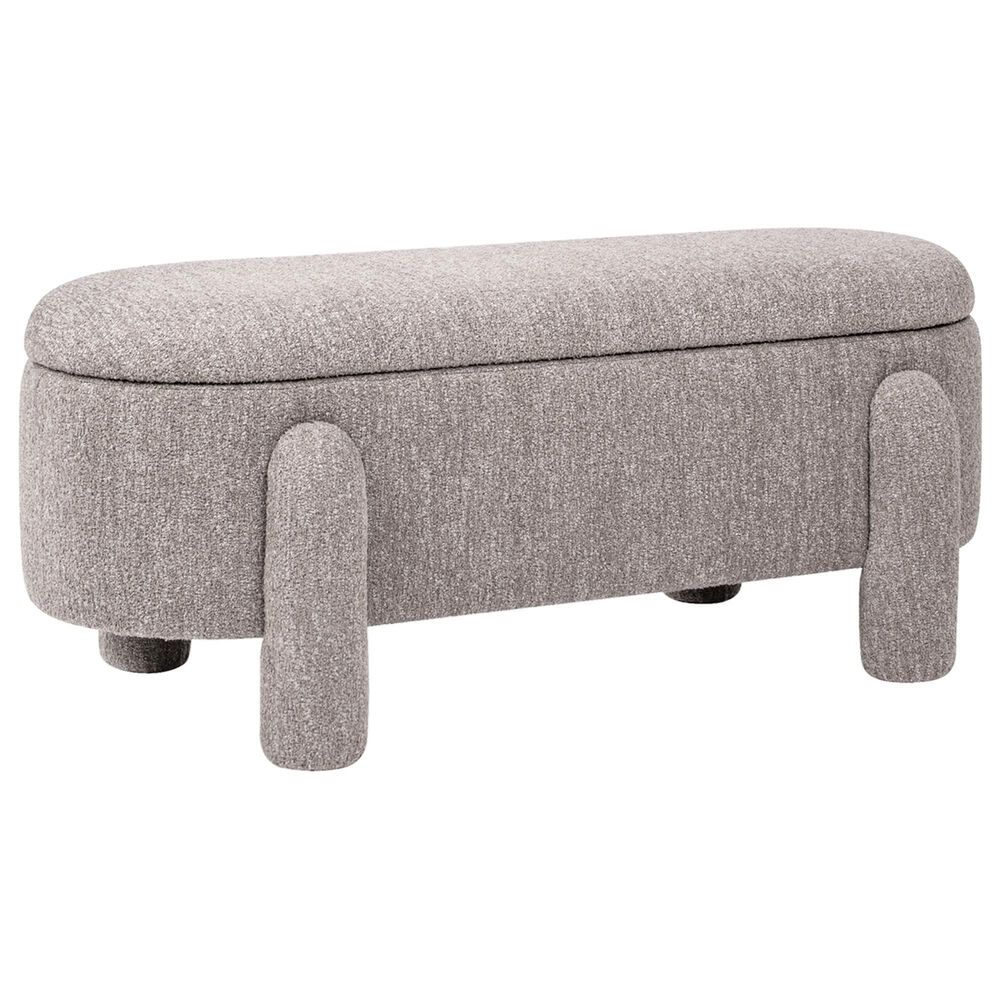 Jennifer Taylor Home Hugo Storage Bench in Speckled Beige, , large